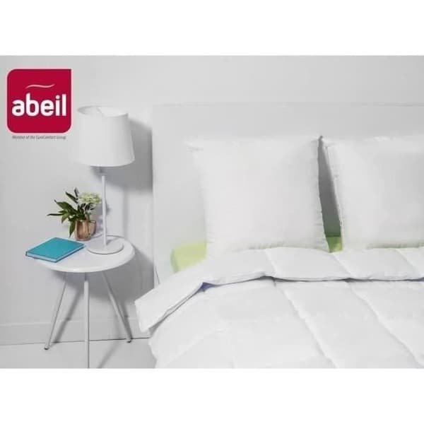 ABEIL Sæt med 2 økologiske komfortpuder - 60 x 60 cm - hvid