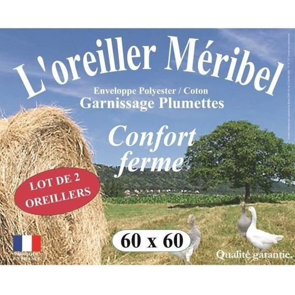 DODO Sæt med 2 puder MERIBEL Plumettes 60x60cm