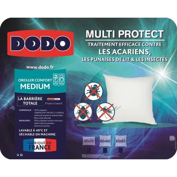 DODO MULTIPROTECT Kudde - 65 x 65 cm