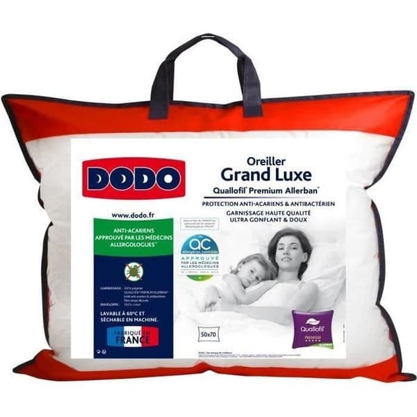 DODO Pude Grand luxe Quallofil Allerban 50x70cm