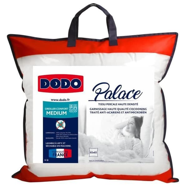DODO PALACE Percale-kudde mot dammkvalster - 65 x 65 cm