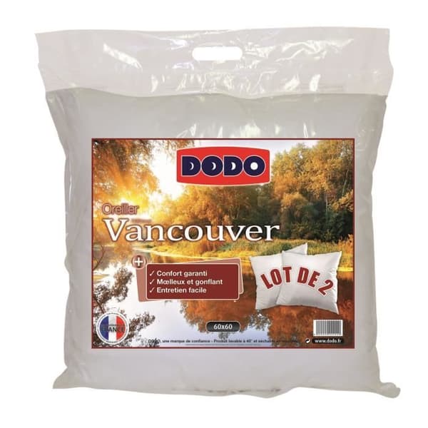 DODO Sæt med 2 puder VANCOUVER 60x60 cm