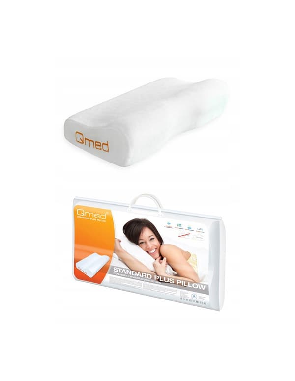 Qmed Standard Plus Pillow ortopædisk kontureret sovepude