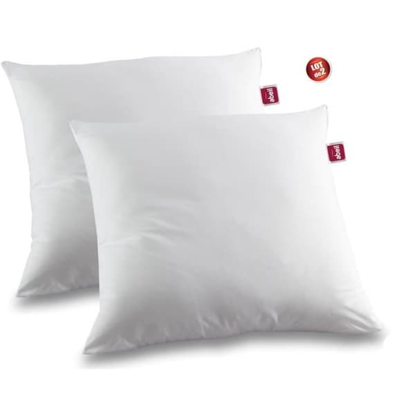 Sæt med 2 støvmidepuder - 60 x 60 cm - 100% Biome-behandlet bomuld - ABEIL