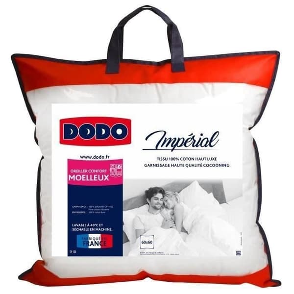 DODO Imperial mjuk kudde - 60 x 60 cm - Vit
