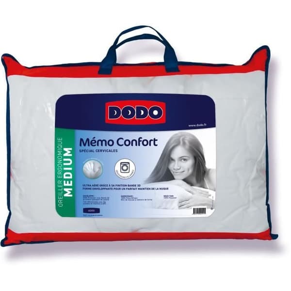 DODO - Memo Komfortkudde - 40 x 55 cm - Vit