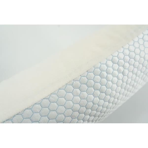 TOISON D'OR - Kudde i minnesskum - Memoseason - 40x60cm - Vit