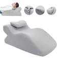 Pikkukuva 2 / 2: Kasvoille Suunnattu Tyyny, Ergonominen Muotoilu, Monikäyttöinen Tuki,Harmaa, 61 36.5 24CM