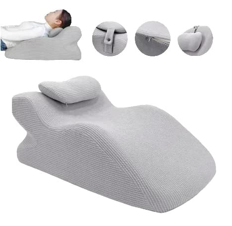 Kasvoille Suunnattu Tyyny, Ergonominen Muotoilu, Monikäyttöinen Tuki,Harmaa, 61 36.5 24CM