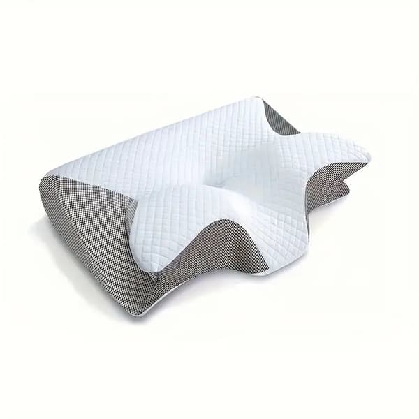 Bomclap ergonomisk nakkepude – sommerfugleformet kontureret design, blød og fast støtte