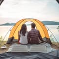 Miniatyrbild 5 av 6: Lollanda Uppblåsbar Resekudde 2-pack, Uppblåsbar Kudde i Plysch/PVC - Kompakt Kudde för Camping och Resor