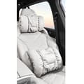 Miniatyrbilde 3 av 4: INF Bil Lumbar Support Cushion Pillow Set - Hodestøtte + Lumbar Hvit