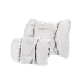 Miniatyrbilde 1 av 4: INF Bil Lumbar Support Cushion Pillow Set - Hodestøtte + Lumbar Hvit