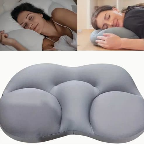 OBOSOE 3D ortopædisk memory foam pude – ergonomisk nakkestøtte og dyb søvn