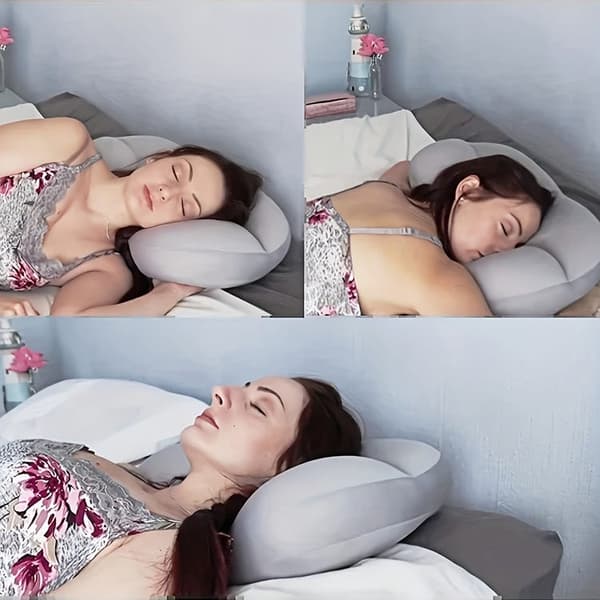 OBOSOE 3D ortopædisk memory foam pude – ergonomisk nakkestøtte og dyb søvn