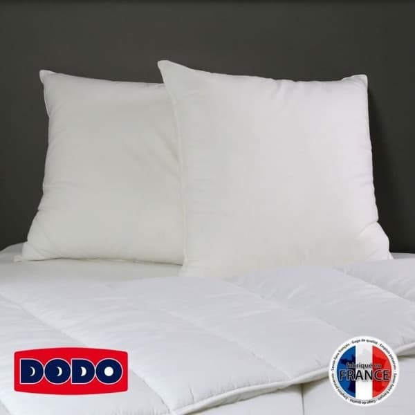 DODO Set med 2 Medelkuddar - DET OMFATTANDE - 60 x 60 cm - Vit