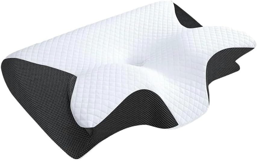 OBOSOE Ortopedisk Kudde / Memory Foam Huvudkudde - Andas & Lindrar Nacksmärta, Lämplig för Alla Sovpositioner