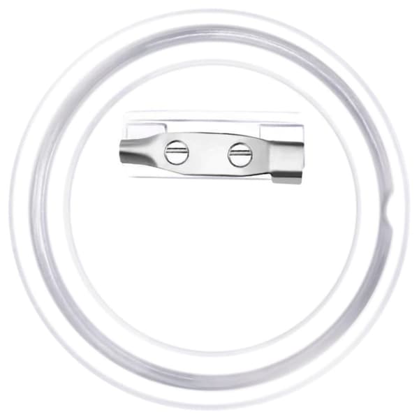 vidaXL Buttonssett med nål 100 sett akryl 44 mm