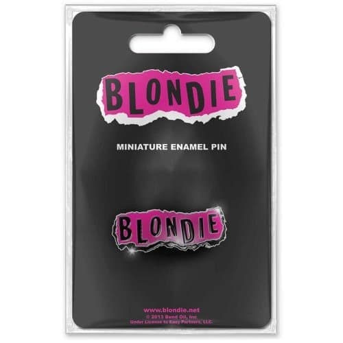 Blondie Mini Pin Badge: Punk Logo