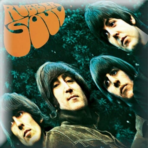 The Beatles Pin Badge: Rubber Soul