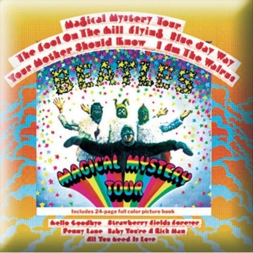 The Beatles Pin Badge: Magical Mystery Tour