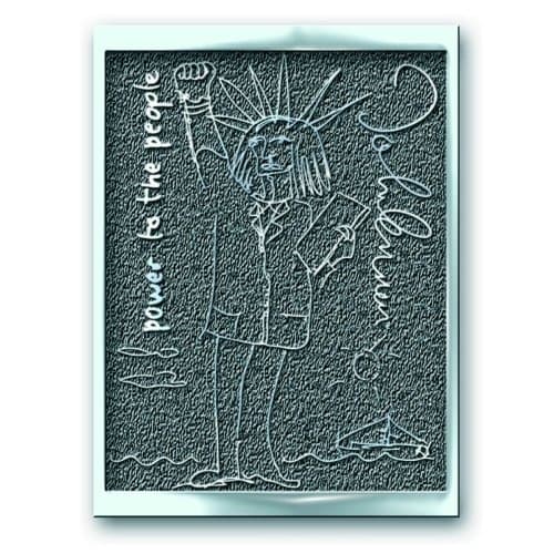John Lennon Pin Badge: Power to the People