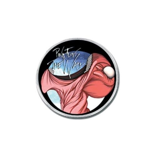 Pink Floyd Pin Badge: The Wall Eat Head Logo