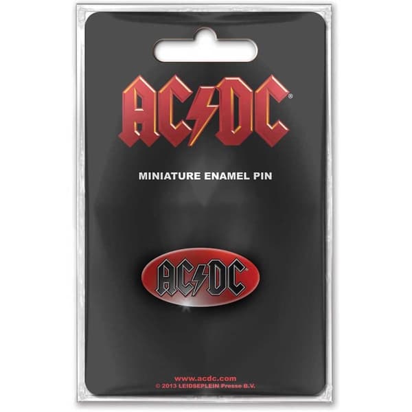 AC/DC Mini Pin Badge: Oval Logo