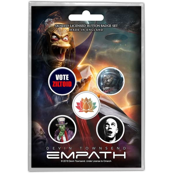 Devin Townsend Button Badge Pack: Ziltoid (Retail Pack)