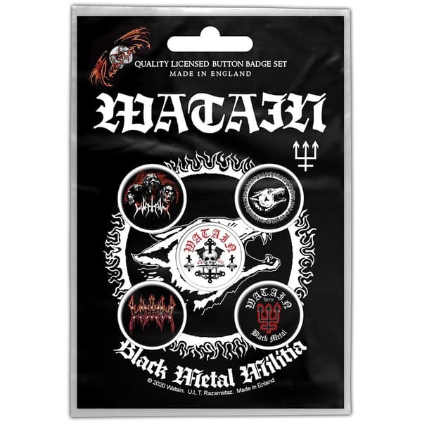 Watain Button Badge Pack: Black Metal Militia