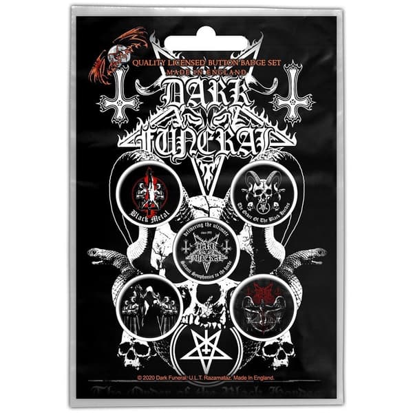 Dark Funeral Button Badge Pack: The Black Hordes