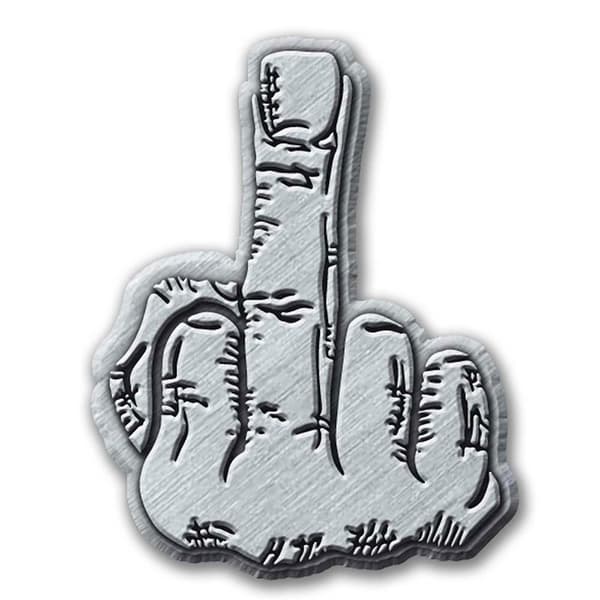 Generic Pin Badge: Finger (Retail Pack)