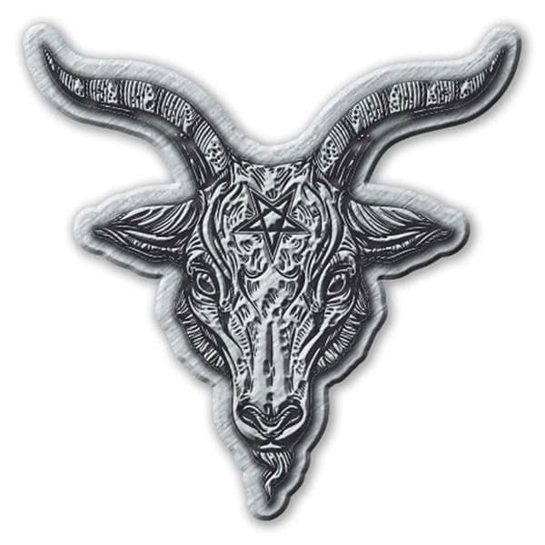 Generic Pin Badge: Baphomet (Retail Pack)