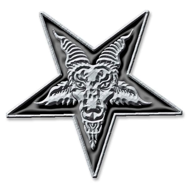 Generic Pin Badge: Pentagram (Retail Pack)