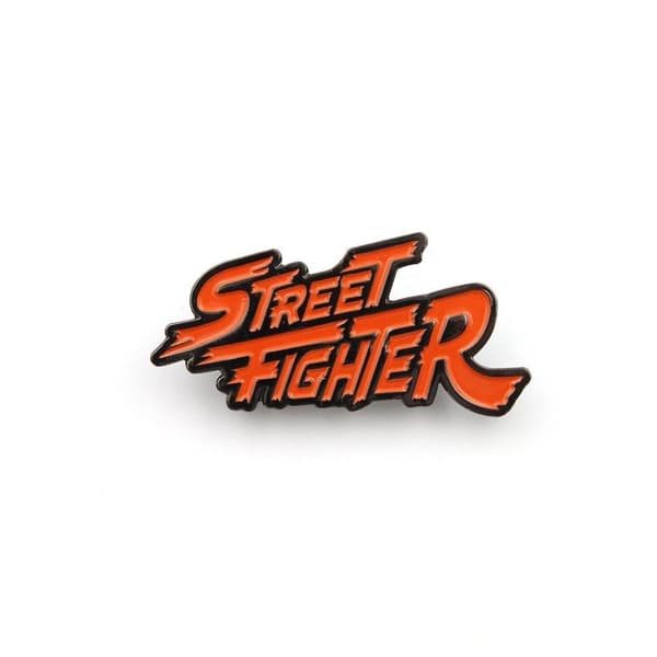 Street Fighter Logo Pin Licensierad Capcom