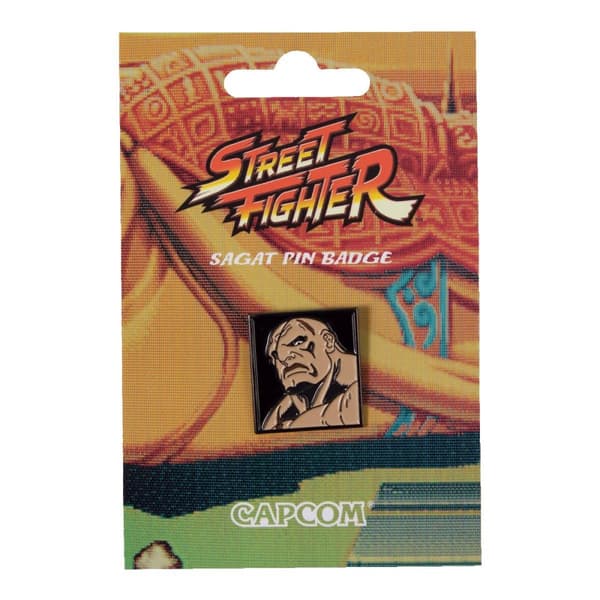 Sagat Street Fighter Pin Licensierad Capcom