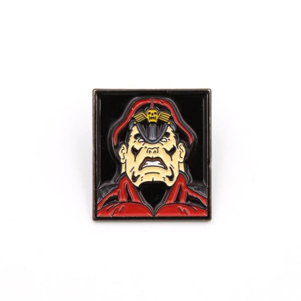 Mr. Bison Street Fighter Pin Licensierad Capcom
