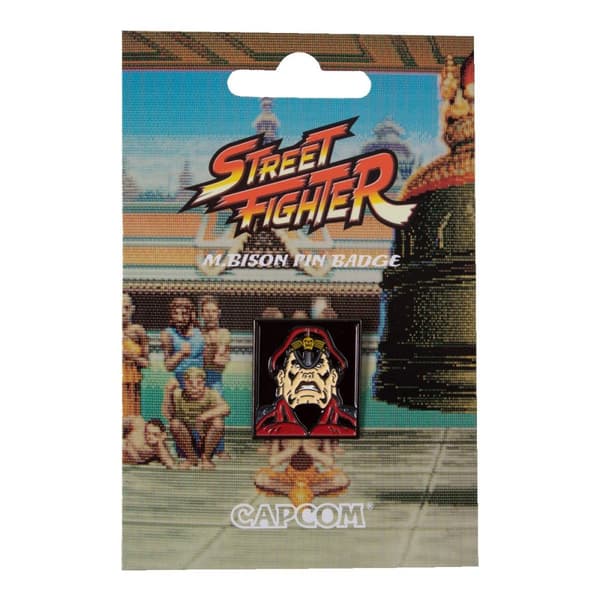 Mr. Bison Street Fighter Pin Licensierad Capcom