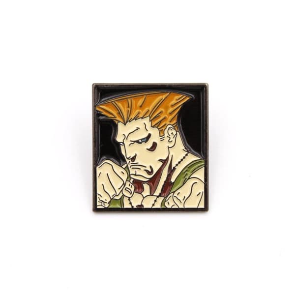 Guile Pin Street Fighter Licensierad Capcom