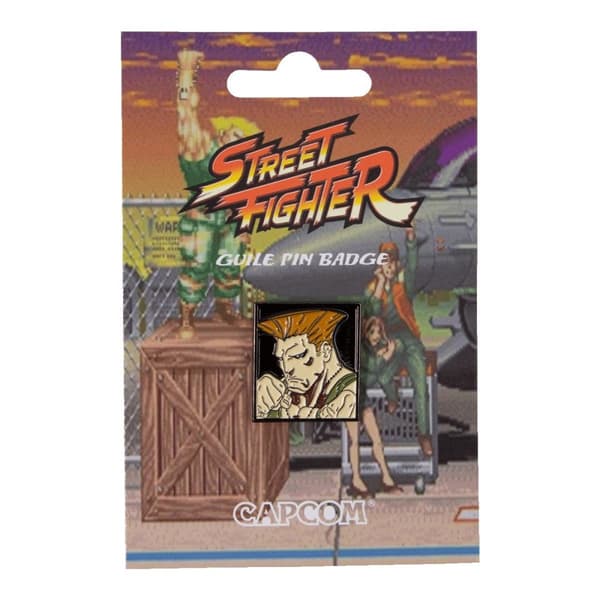 Guile Pin Street Fighter Licensierad Capcom