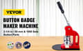 Miniatyrbillede 4 af 11: Button Badge Maker Sæt - 25-75mm Matricer, Ergonomisk Håndtag & Robust Base