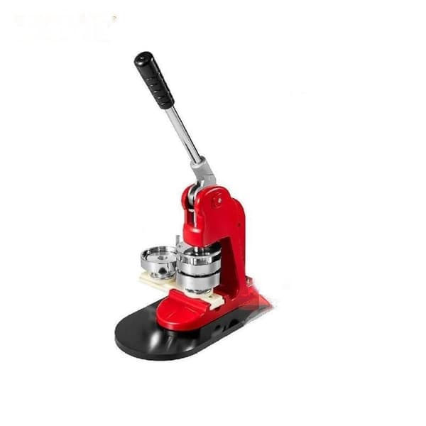 Button Badge Maker Sæt - 25-75mm Matricer, Ergonomisk Håndtag & Robust Base