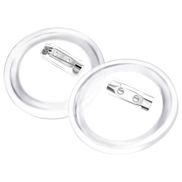 vidaXL dele til badges med nål 100 sæt 58 mm akryl -  Badgeknapper