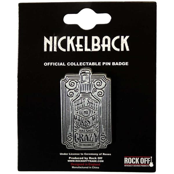 Nickelback  Pin Badge: Bat Shit