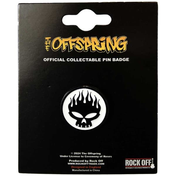 The Offspring  Pin Badge: Skull