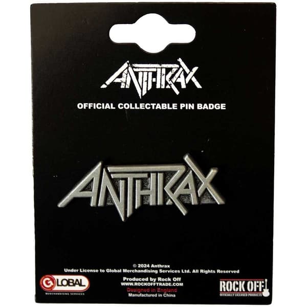 Anthrax  Pin Badge: Logo