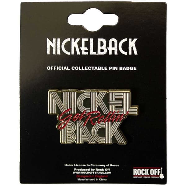 Nickelback  Pin Badge: Get Rollin'