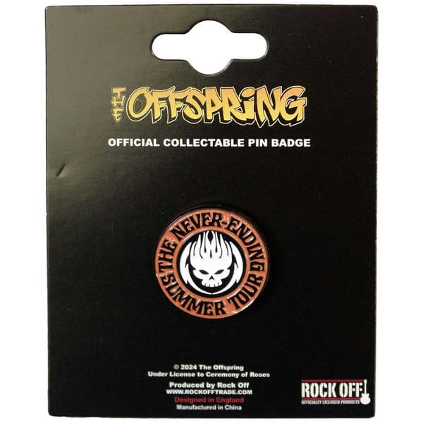 The Offspring  Pin Badge: The Never Ending Summer Tour