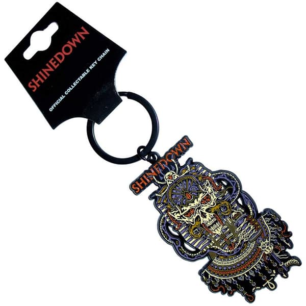 Shinedown Keychain: Planet Zero Mummy (Die-Cast Relief)