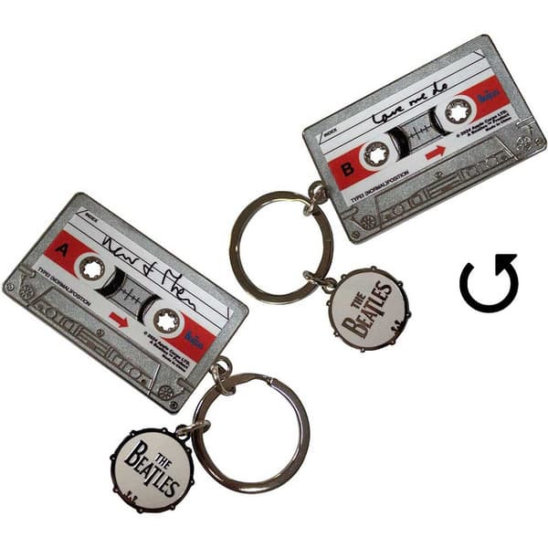 The Beatles Keychain: Now & Then Casette